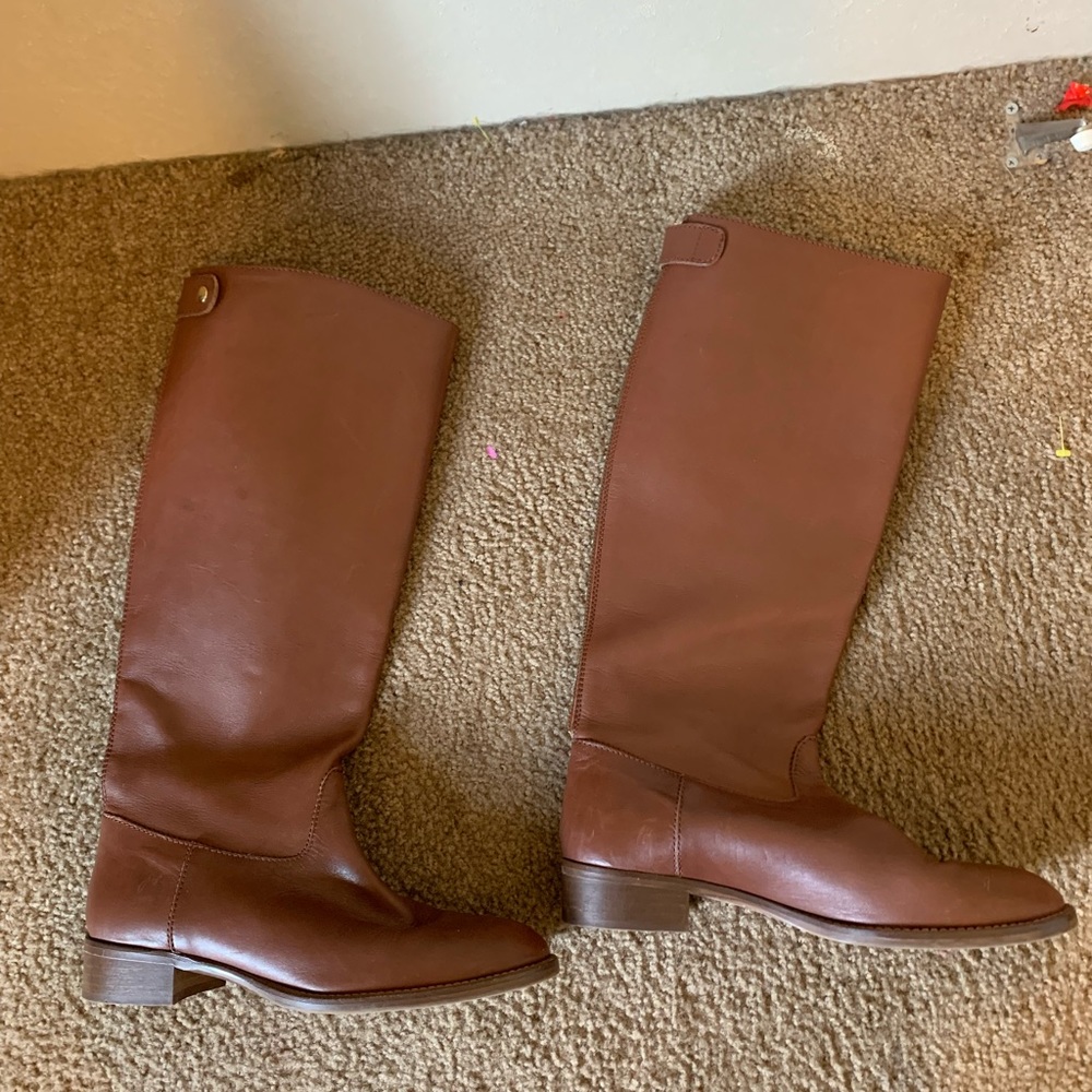 J Crew Field Riding Boots brown 7.5 - Picture 3 of 7